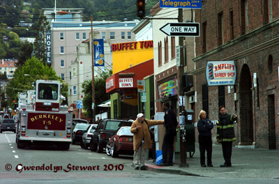 Berkeley, 
California, Street Scene Photographed by Gwendolyn Stewart, c. 2011; All 
Rights Reserved