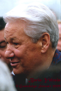 Photograph of 
BORIS YELTSIN by GWENDOLYN STEWART c. 2009; All Rights Reserved