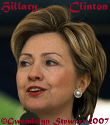 Photograph of HILLARY 
RODHAM CLINTON by GWENDOLYN STEWART c. 2015; All Rights Reserved