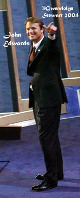Photograph of 
Senator John Edwards, by Gwendolyn Stewart c. 2009; All Rights Reserved